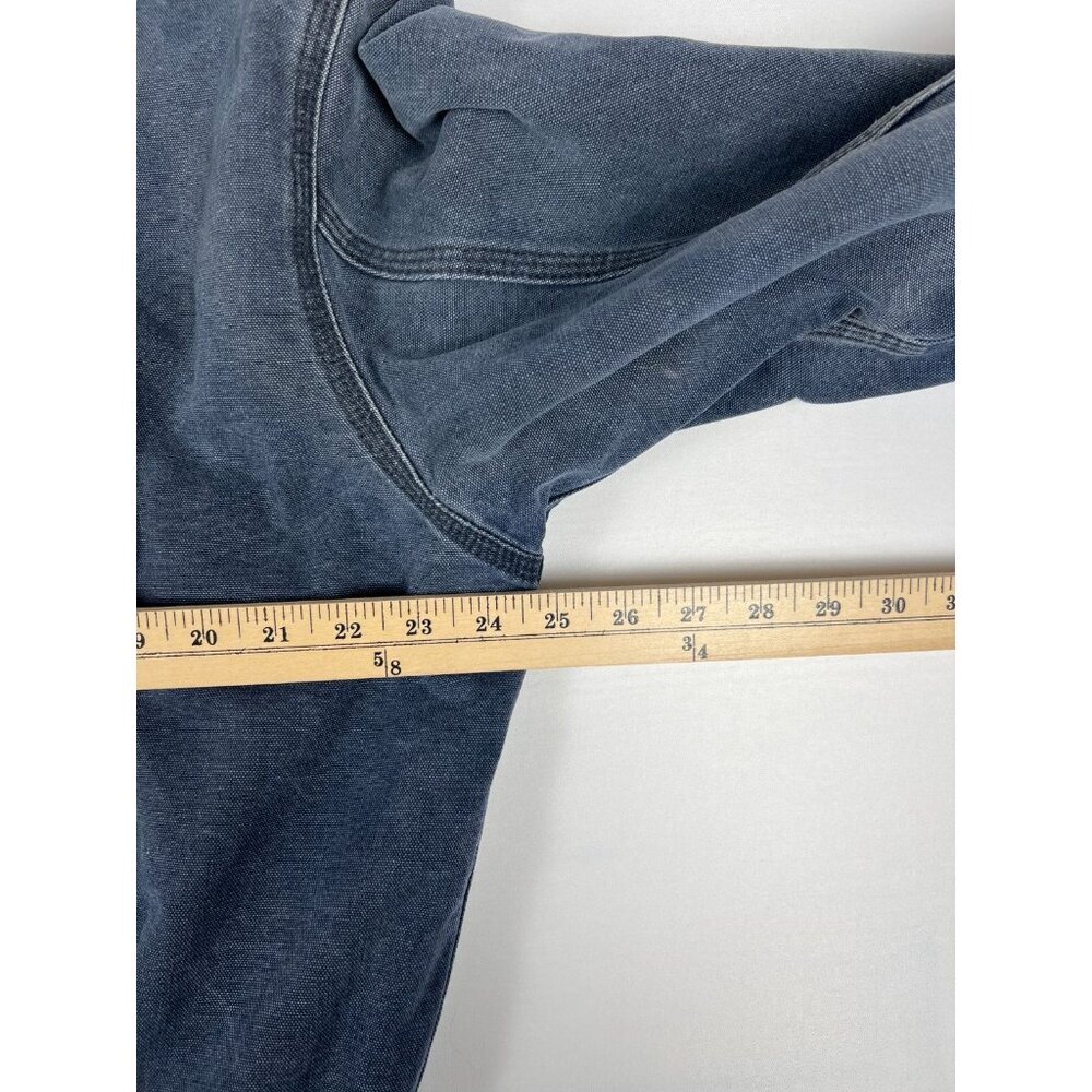 VTG Carhartt Men's Large JQ283 Navy Blue Quilted Lined Active Jacket Made in USA - Picture 10 of 12